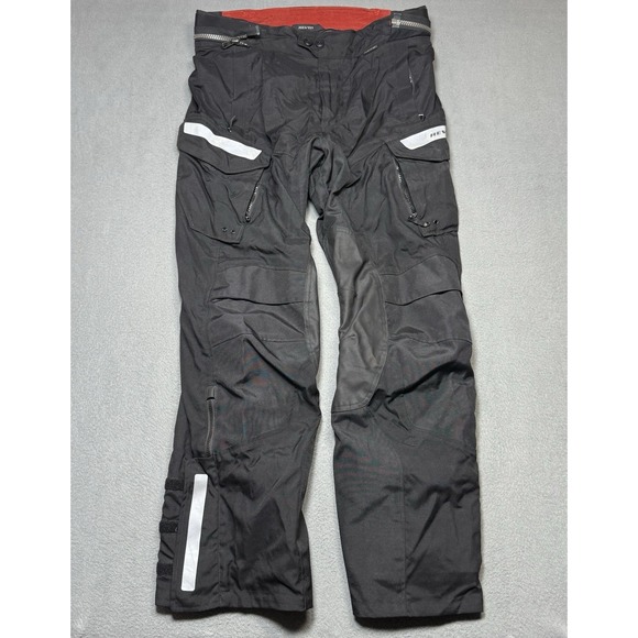 REVIT Tornado Touring Pants Mens 36x32 Black Cargo ADV Riding Gear Hydratex